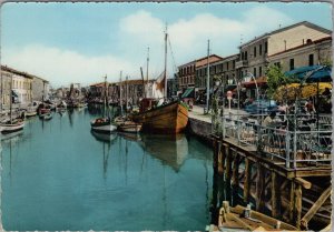 Italy Postcard - Cesenatico Harbour Canal, Emilia-Romagna RR15588