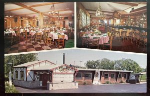 Vintage Postcard 1950's Dunkel's German-American Restaurant, Burlington, (WI)