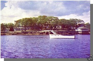 Boothbay Harbor, Maine/ME Postcard, Boat Mooring In Snug Harbor