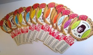 Pepsi Cola Baseball Glove Shape Collector Trade Cards 1977 Complete Set Of  72