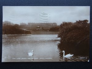 SOUTH SHIELDS The Lake South Marine Park c1920s RP Postcard by Saville Bro