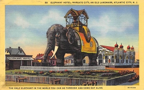 Elephant Hotel, Margate City in Atlantic City, New Jersey