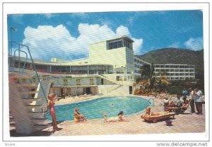 Swimming Pool, Virgin Isle Hotel, St. Thomas, Virgin Islands, PU-1962