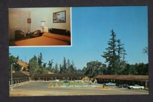 CA Ridgewood Park Motel WILLITS CALIFORNIA Postcard PC