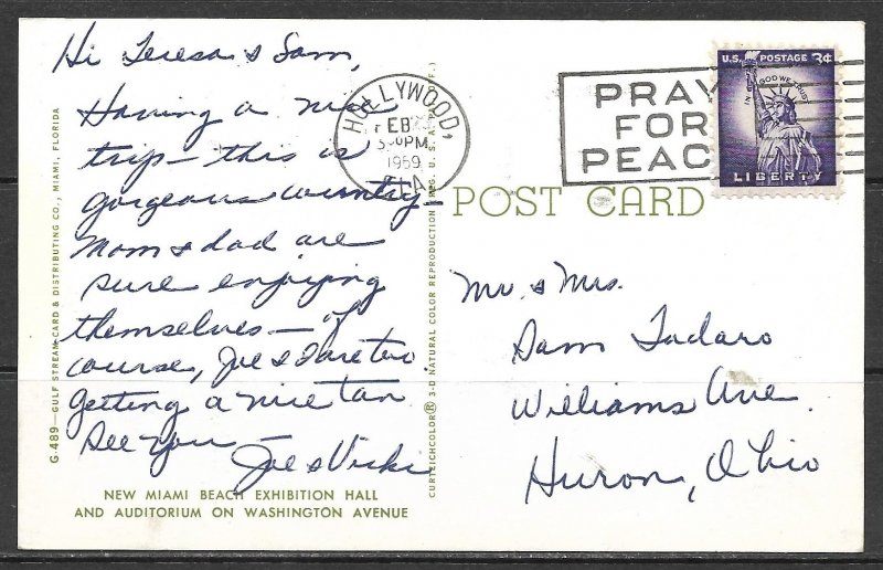 Florida, Miami Beach - Exhibition Hall & Auditorium - [FL-226]