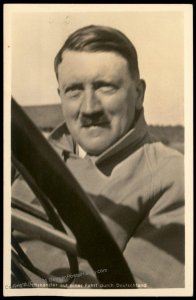 3rd Reich Germany Hitler Driving RPPC Hoffmann Nr204 UNUSED 101025