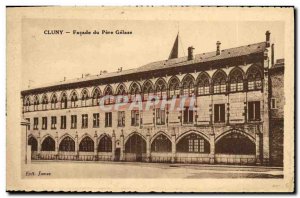 Old Postcard Cluny Facade of Father Gelasius