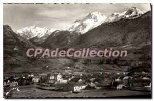 Postcard Old Bass Laruns Pyrenees general view Ger