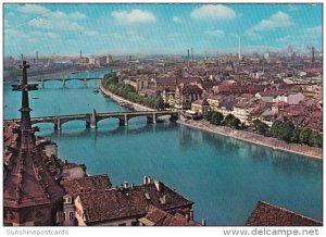 Switzerland Basel Panorama 1964