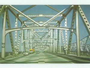 Unused Pre-1980 BRIDGE SCENE Memphis Tennessee TN HQ9485