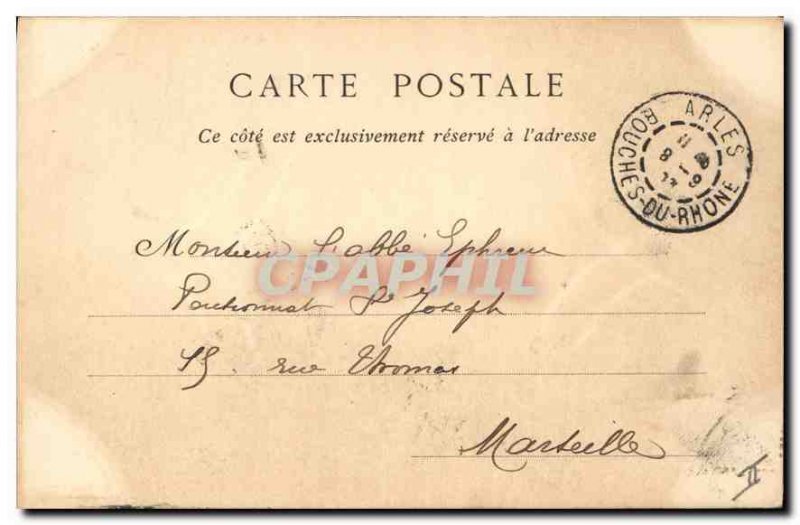 Postcard Ancient Arles Aliscamps