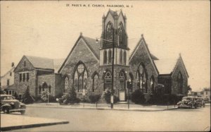 Paulsboro New Jersey NJ St. Paul's M.E. Episcopal Church Vintage Postcard