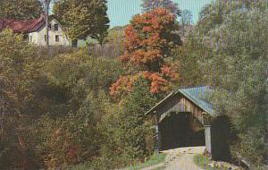 Covered Bridge Stowe Hollow Bridge Vermont