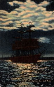 Massachusetts Cape Cod Moonlight 1942