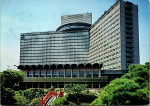 The New Otani Hotel and Tower Tokyo Japan Postcard 1973 inaugurated 1974 