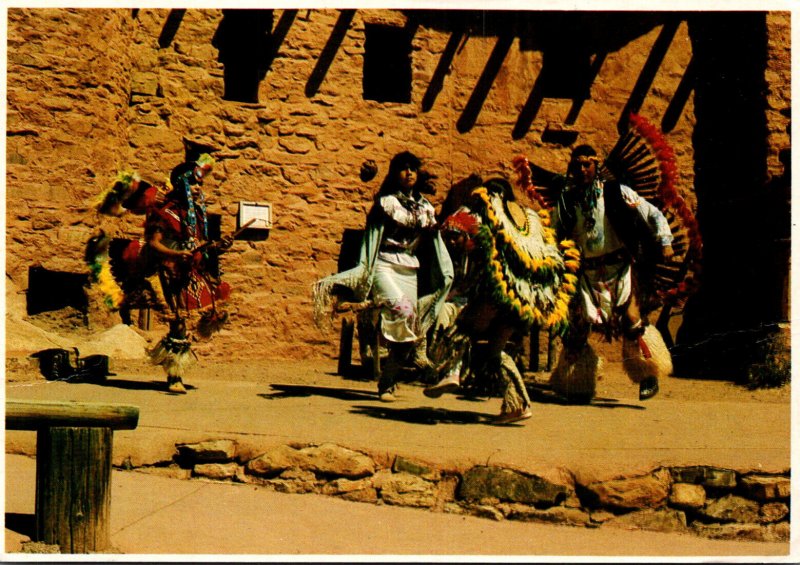 Colorado Manitou Springs Cliff Dwellings Museum Colorful Indan Dance