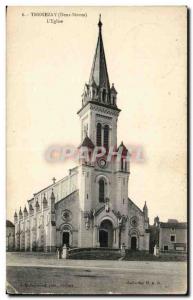 Thenezay - L & # 39Eglise - Old Postcard