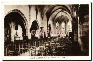 Postcard Old St Lye La Foret of the Interieur & # 39Eglise