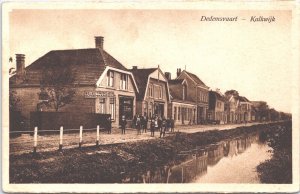 Netherlands Dedemsvaart Kalkwijk Vintage Postcard 09.45