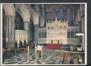 Cambridgeshire Postcard - Ely Cathedral - Sanctuary and High Altar    T858