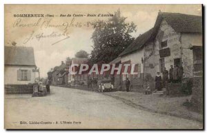 Sommereux Postcard Old Street Road Center & # 39Amiens