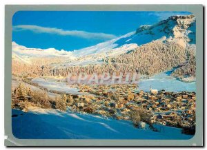 Postcard Modern Wintermorgen in Flims Graubunden