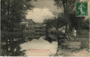 CPA GOUVIEUX - La Nonette vue du Pont-des-Planches (130507)