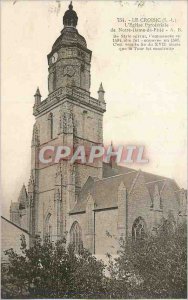 Old Post Card Croisic (I and L) Parish Church of Our Lady of Pity
