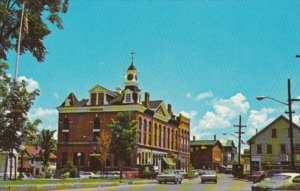 New Hampshire Milford Town Hall Business Block & Square