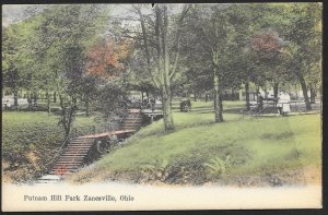 Putnam Hill Park Zanesville Ohio Unused c1906