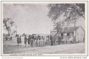 Massachusetts Ayer Entrance To Camp Devens
