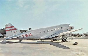 Airline Postcards TWA-Transcontinental &Western Air,Inc Douglas DC-2 