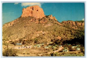 1955 Casa Grande & Chisos Mountains Cottages Big Bend National Park TX Postcard