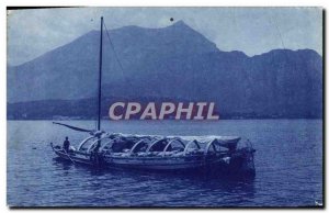 Old Postcard Boat Italy Italia