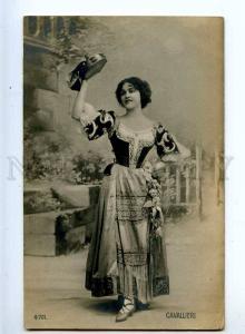 216088 CAVALIERI Italian OPERA Singer Dancing TAMBOURINE Photo