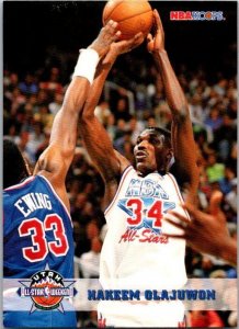 1993 NBA Basketball Card Hakeem Olajuwon Utah Jazz sk21188