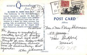 Glen Falls New York Schine Queensburg Inn Vintage Postcard J61479