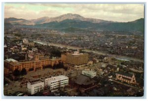 1961 General View Kyoto Hotel Japan Posted Antique Air Mail Postcard