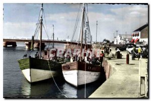 Modern Postcard Saint Gilles Sur Vie Vendee Port and the new Harbor Yacht