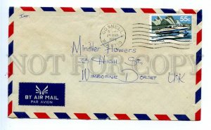 499058 1979 year Australia airmail to England hydrofoil on a stamp COVER