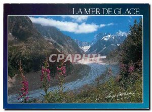 Modern Postcard Chamonix Haute Savoie La Mer de Glace and the Grandes Jorasses