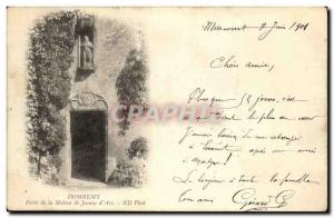 Postcard Old Domremy Gate House of Joan of Arc