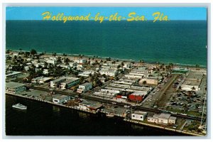 1971 Air View Exterior Building Hollywood By The Sea Florida FL Vintage Postcard