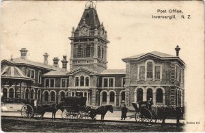 PC NEW ZEALAND, POST OFFICE, INVERCARGILL, Vintage Postcard (B41623)