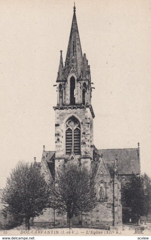 DOL-CARFANTIN, France, 1910-1920s, L'Eglise