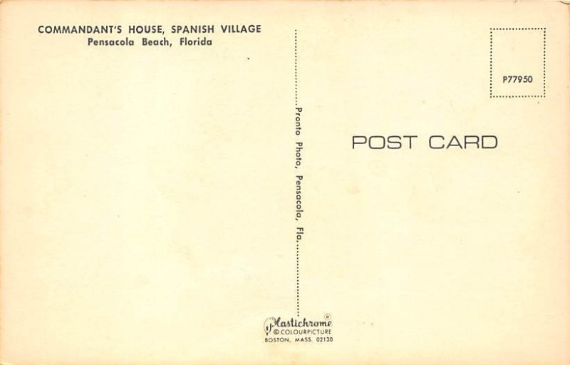 Commandant's House Spanish Village Pensacola FL 