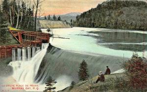 MURRAY BAY QUEBEC CANADA~LA CHUTE PLACE de PECHE POSTCARD