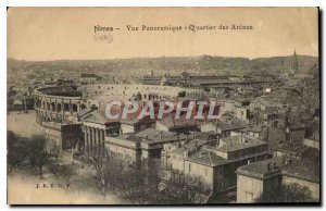 Postcard Old Nimes Arenes panoramic District