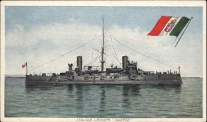 Italian Cruiser Varese Battleship c1910 Vintage Postcard