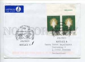 421123 POLAND to GERMANY 1998 year philatelic exhibition Kielce  air mail COVER